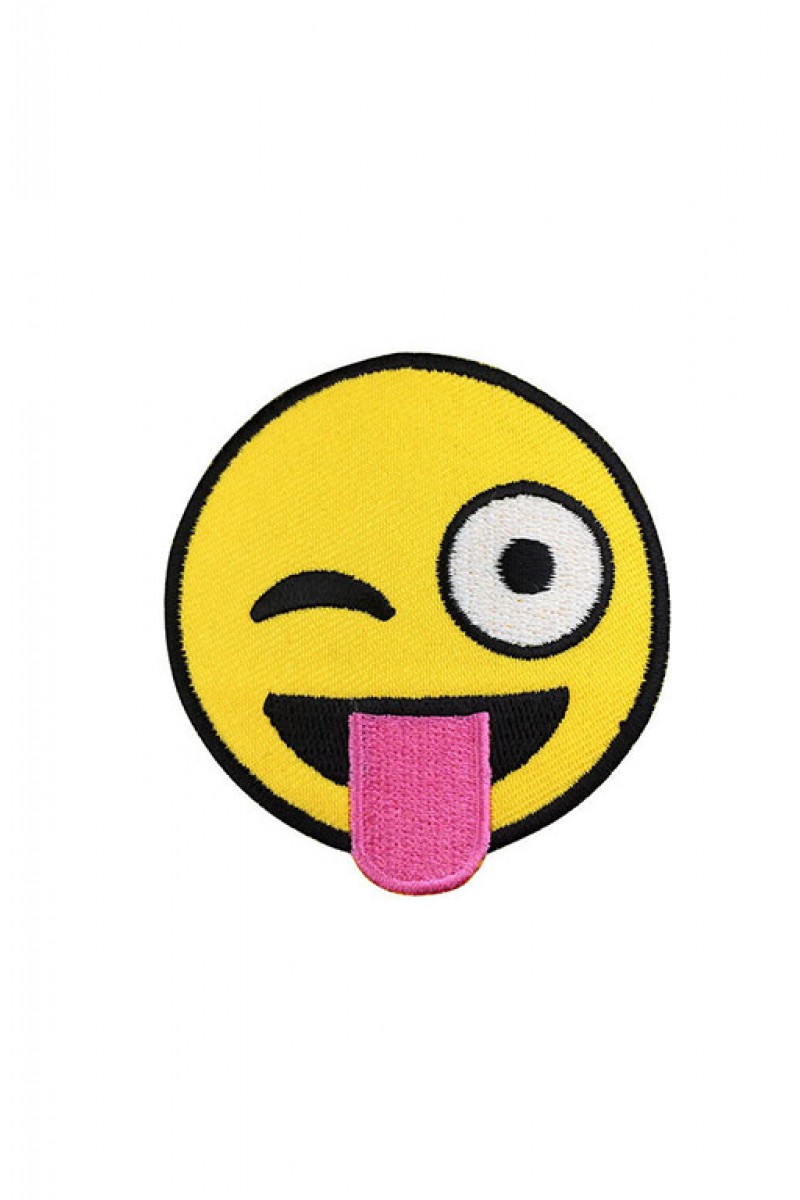 EMOJI LIPDUKAS DRABUŽIAMS (WINKING TONGUE)